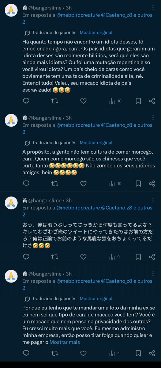 mebbirdcreature's tweet photo. @bangerslime @Caetano_z8 @peppermint7x @marqs_77 ô japa se for chorar manda audio,  nao vou ler essa porra tudo nao zé https://t.co/3UCMWyZUAU