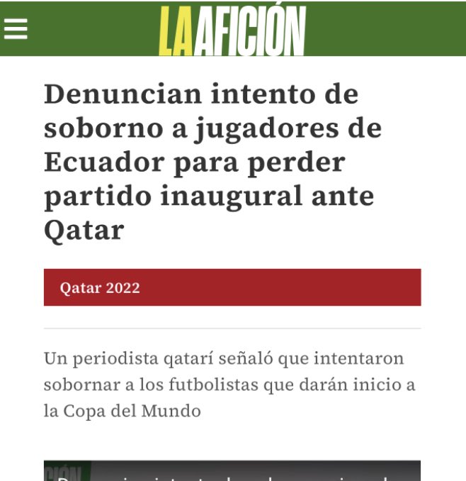 aleramirezv's tweet photo. @Solitario_jimny Ahora resulta que cada vez que Ecuador pierde, fue amenazado o sobornado !!!!
Que intersante !!!! https://t.co/33xnsGdaEm