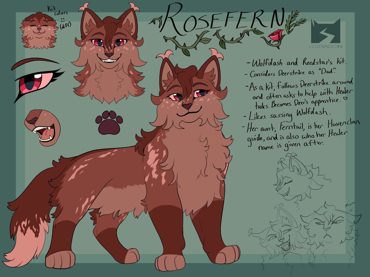 Bosley_Boz's tweet photo. More kitty cat refs 💖 I kinda love making these https://t.co/ze2n3mVW41