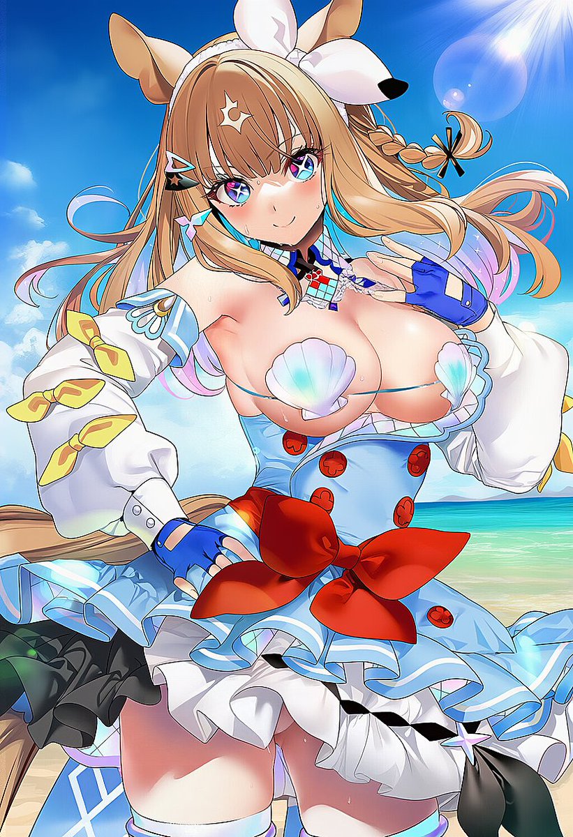 u4pTBP2SDY69696's tweet photo. 夏仕様の勝負服 https://t.co/bMF1J9Oq5E