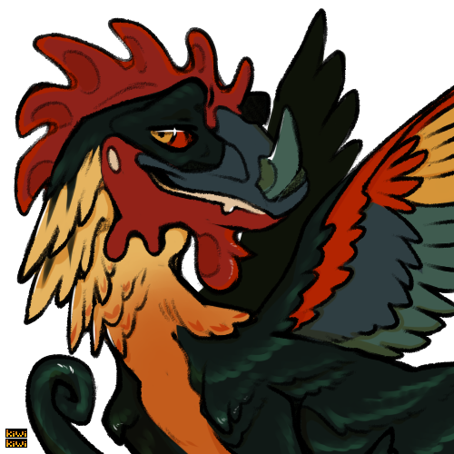 kiwikiwi_555's tweet photo. Dragons, monsters, and strange anatomy. Colors I don't usually use (green), with colored outlines and shading, are all part of the game 💋 https://t.co/Q10T7O21kH