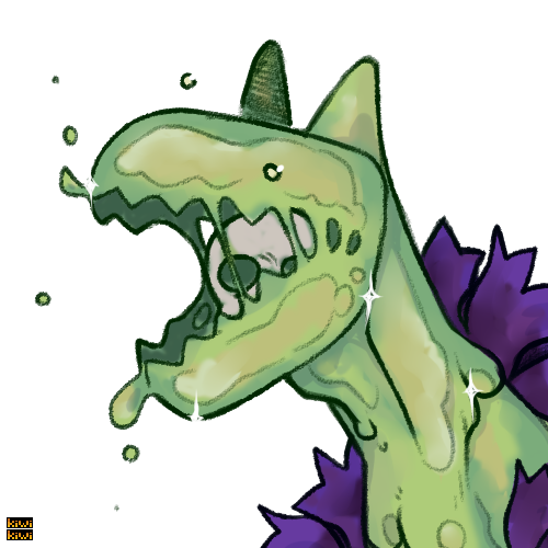 kiwikiwi_555's tweet photo. Dragons, monsters, and strange anatomy. Colors I don't usually use (green), with colored outlines and shading, are all part of the game 💋 https://t.co/Q10T7O21kH