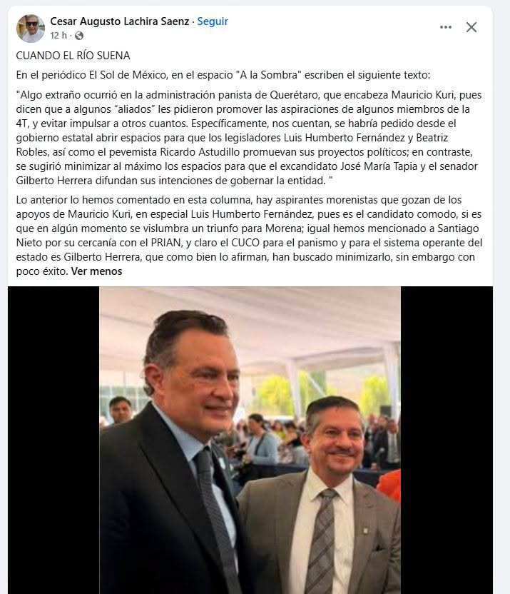 GildoGarzaMx's tweet photo. 🎯 #TiroAlAire | La unidad de Morena viene con garrote...

Aquí el punto no es el chisme que quieren vender como análisis. El punto es más claro: desde la propaganda de Gilberto Herrera (@GilbertoHRuiz) ya empezaron a señalar a Luis Humberto Fernández (@luishumbertofdz), a Beatriz Robles (@beatrizroblesgs) y a Ricardo Astudillo (@astudilloqro) como si fueran “aliados” del PAN.

¿Así es la unidad que presumen?

Porque una cosa es competir y otra muy distinta es salir a quemar a los propios cuando no se forman detrás de Gilberto.

A Luis Humberto lo golpean porque trae propuesta.
A Astudillo lo embarran porque les estorba.
Y a Beatriz Robles la meten al costal como si necesitara permiso de la secta para moverse, opinar o aspirar.

Luego hablan de democracia interna.
Luego se quejan de violencia política.
Luego se llenan la boca con inclusión.

Pero cuando alguien no les sirve, lo acusan. Cuando no se somete, lo traicionan. Cuando no aplaude, lo quieren borrar.

Y ojo: no hay una sola prueba de que Mauricio Kuri (@makugo) esté metido en la elección de Morena. Lo que sí hay es una operación bastante burda para tapar lo evidente: Gilberto no levanta y sus voceros, como "El Doctor Cartón" (@LachiraSaenz), ya buscan culpables...

Quieren ganar la interna a garrotazos, no con votos.

Si así tratan a los suyos antes de empezar, magínense a #Querétaro en sus manos.

Los que siguen...