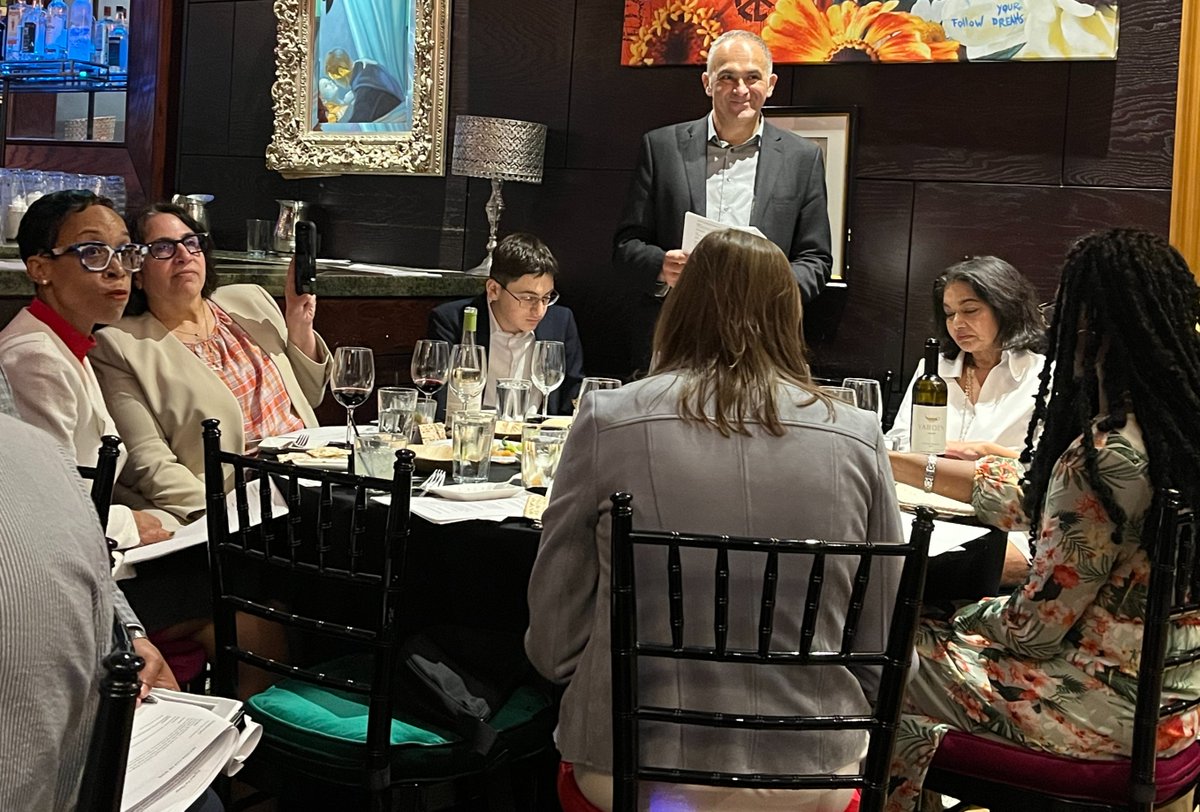 ADLMidwest's tweet photo. Grateful to co-host a recent Freedom Seder and deepen our shared commitment to justice with the Board of @DuSableMuseum, one of the oldest independent Black history museums in the US. The event combined the ancient Passover Exodus story &amp; rituals with the fight for civil rights. https://t.co/aBYiRkgSmw