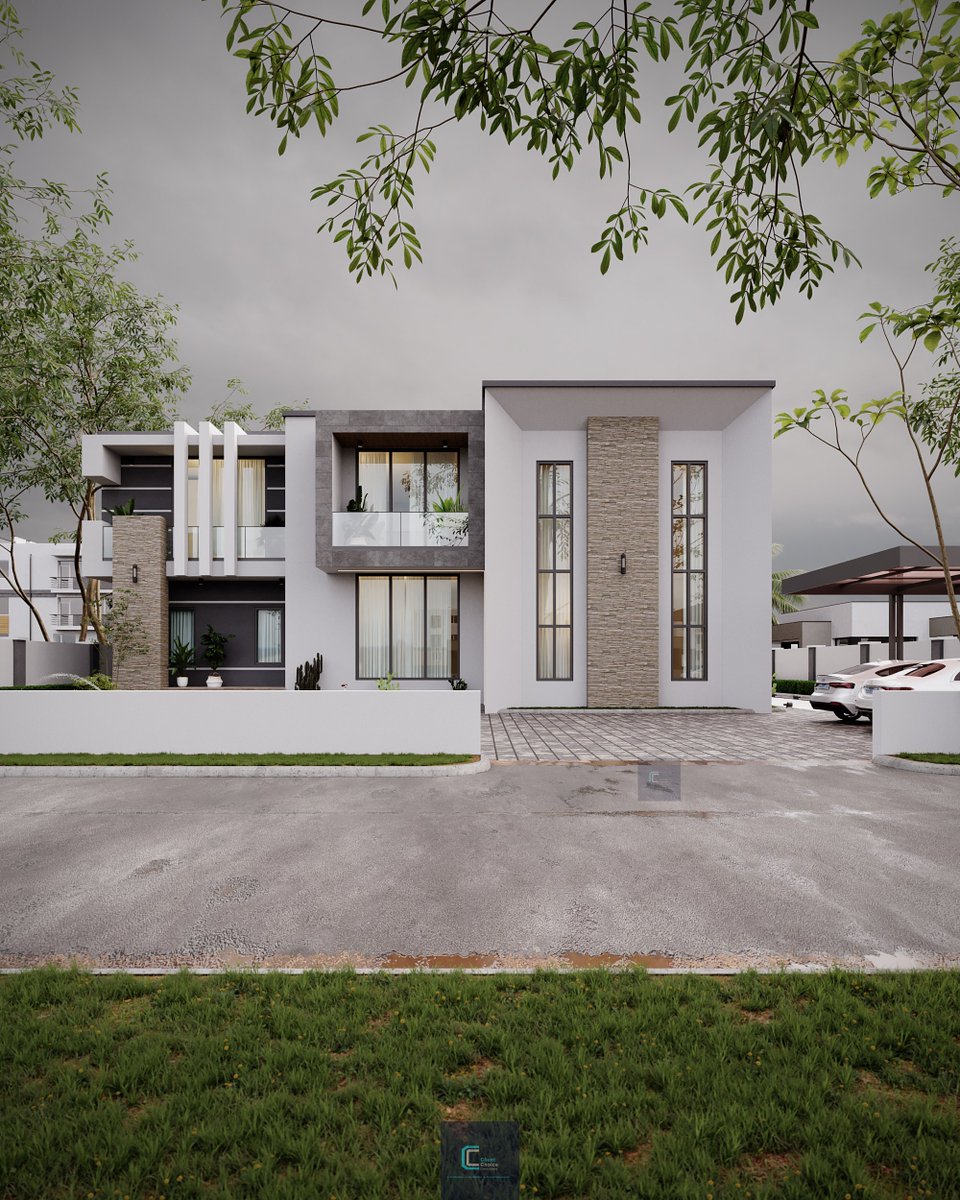Profcornel's tweet photo. LUX RESIDENCE: Design/Visualization

5 Bedroom Duplex Architectural Design

Discover luxury and functionality in this expansive 1,000 sqm residential development, meticulously planned to offer the perfect blend of modern living and comfort. Designed with precision to maximize both indoor and outdoor space, this property is ideal for those who value elegance and high-end aesthetics.

Property Specifications:
Sleeping Quarters: 4 large, spacious bedrooms plus a private guest room for visitors.
Living & Dining: 2 sophisticated living rooms, a large dining area perfect for hosting, and a dedicated home bar.
Utility & Service Areas: Well-equipped kitchen, pantry store, separate laundry area, and a dedicated electrical room.
Sanitary Facilities: 5 modern bathrooms and 6 WCs.
Outdoor Amenities: Refreshing 10m swimming pool and an inviting outdoor sit-out area for relaxation.
Parking: Generous space for 6 cars.

Project Credits:
DESIGN/VISUALIZATION: @Profcornel 

DM for enquiries and collaborations.

#coronarender #chaosgroup #autodeskrevit #autodesk3dsmax #naijaarchitects #allofrenders