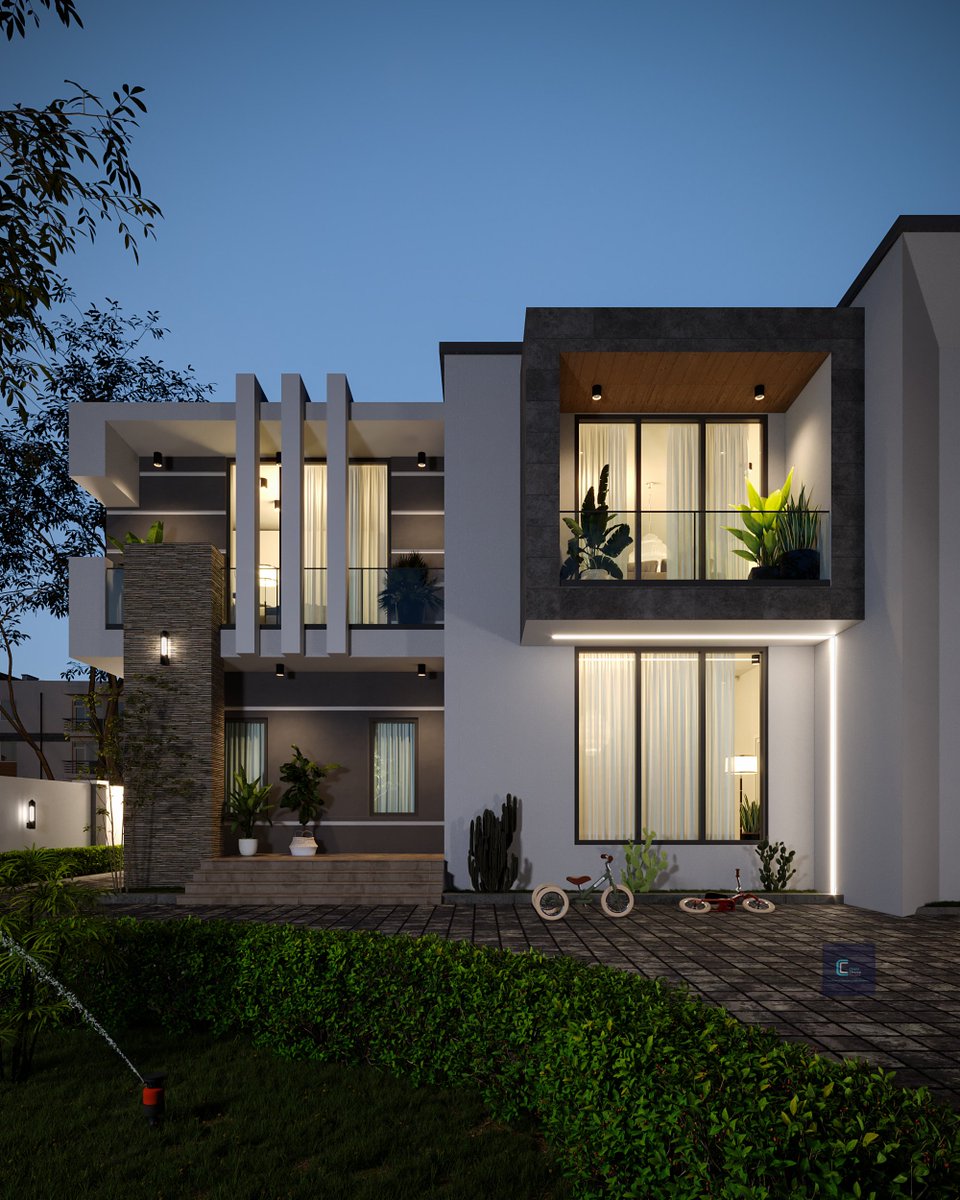 Profcornel's tweet photo. LUX RESIDENCE: Design/Visualization

5 Bedroom Duplex Architectural Design

Discover luxury and functionality in this expansive 1,000 sqm residential development, meticulously planned to offer the perfect blend of modern living and comfort. Designed with precision to maximize both indoor and outdoor space, this property is ideal for those who value elegance and high-end aesthetics.

Property Specifications:
Sleeping Quarters: 4 large, spacious bedrooms plus a private guest room for visitors.
Living & Dining: 2 sophisticated living rooms, a large dining area perfect for hosting, and a dedicated home bar.
Utility & Service Areas: Well-equipped kitchen, pantry store, separate laundry area, and a dedicated electrical room.
Sanitary Facilities: 5 modern bathrooms and 6 WCs.
Outdoor Amenities: Refreshing 10m swimming pool and an inviting outdoor sit-out area for relaxation.
Parking: Generous space for 6 cars.

Project Credits:
DESIGN/VISUALIZATION: @Profcornel 

DM for enquiries and collaborations.

#coronarender #chaosgroup #autodeskrevit #autodesk3dsmax #naijaarchitects #allofrenders