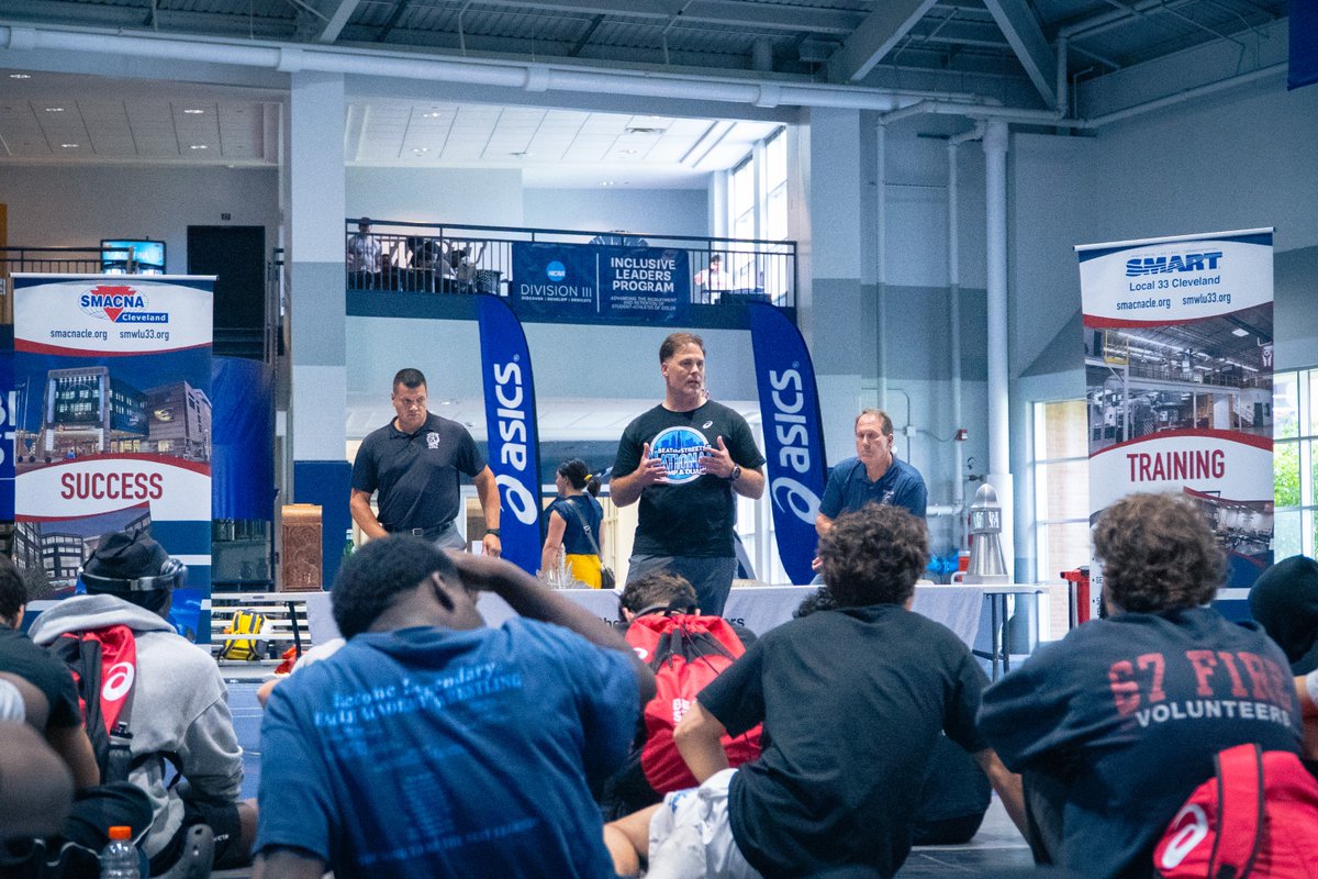 BeattheStreetsN's tweet photo. Thank you to @smartlocal33 and @SMACNA for supporting the 2026 Beat The Streets National Camp &amp; Duals! BTS youth listened to trade professionals provide insight into skilled trade careers, apprenticeship opportunities &amp; programs and pathways into the construction industry https://t.co/YF1LMLcV3B