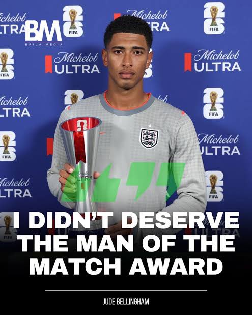 LedK_9's tweet photo. @Beyondthematchh Is also this scripted you hypocrite???
Beyond the madness with another clueless agenda, why didn’t you comeout and talk about this, now motm award is also something to be talking about?
What about bellingam’s motm against ghana? It’s also scripted? Mumu https://t.co/rcS8BZKRzT