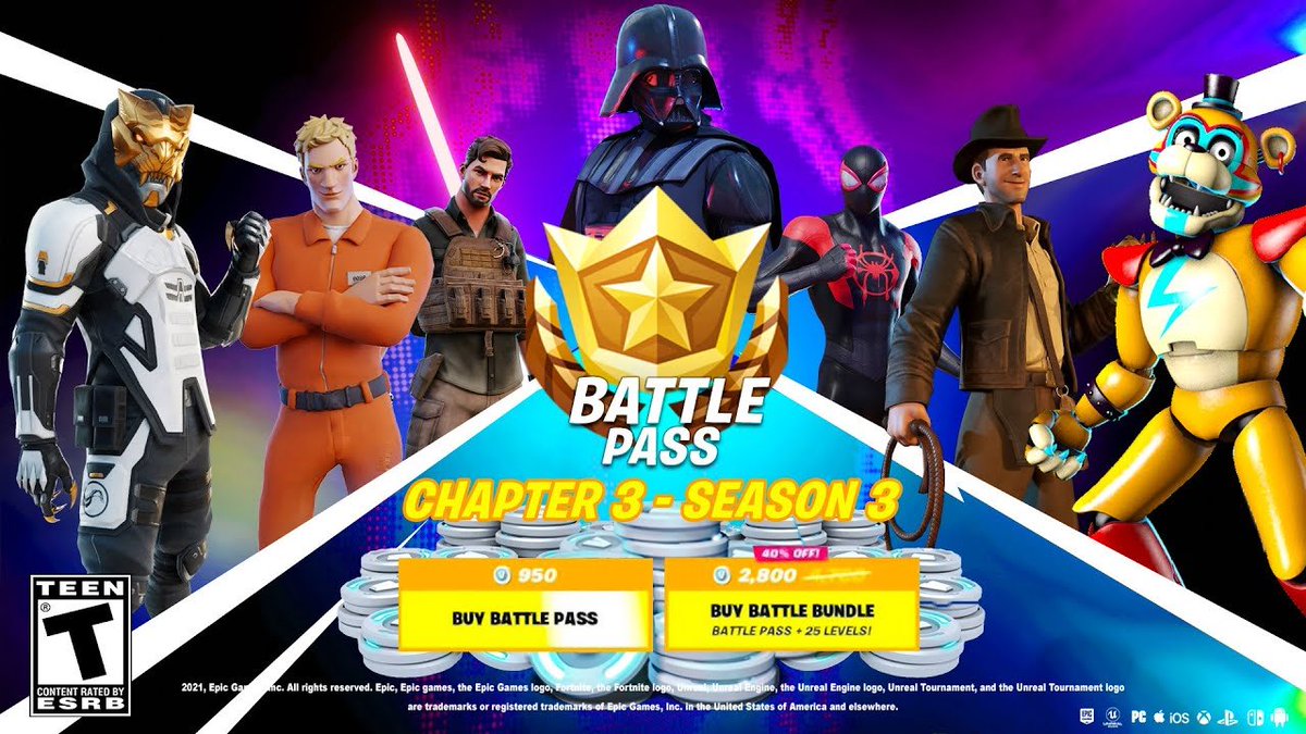 VetroxFNBR's tweet photo. Fortnite Chapter 3 Season 3: Vibin’ has just turned 15 YEARS OLD! 😱

It introduced 
- Darth Vader
- Charge SMG
- Reality Tree

…and Indiana Jones, the now iconic lore character and mentor figure to Hope ❤️

What is YOUR favourite moment of this iconic season? 🤔🌸 https://t.co/py01YwrsQN