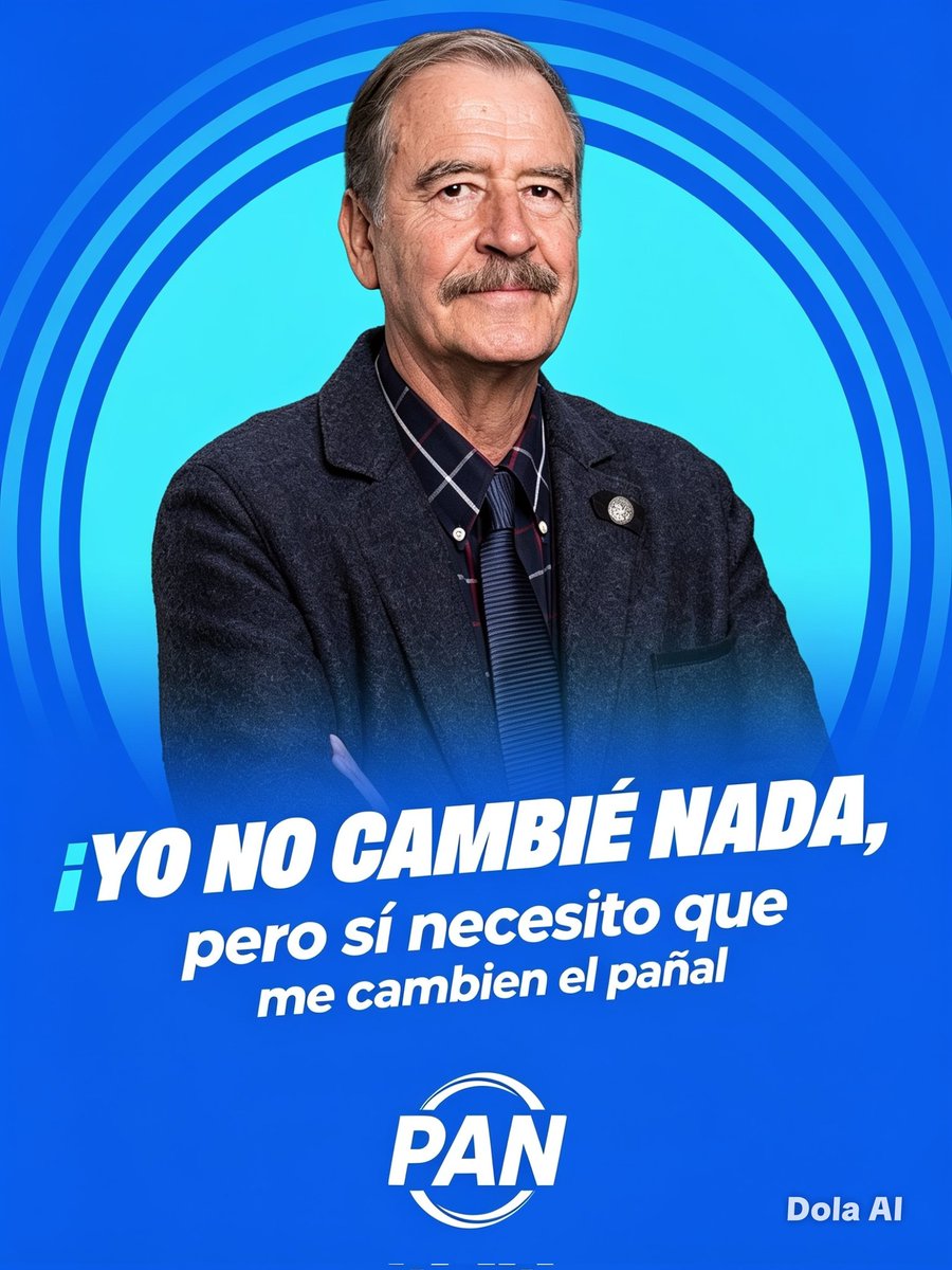 AliciaJ86958882's tweet photo. Ya se cagó otra vez el viejo cagón @VicenteFoxQue.
Cámbienle el pañal y ya no le den pastel 😅🤣😂 https://t.co/AS4jRtdr8o