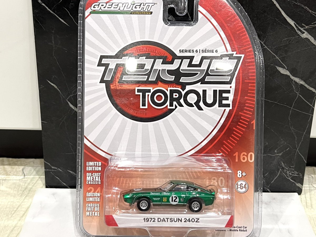 GREENLIGHT TOKYO TORQUE SERIES 6 1972 DATSUN 240Z #12 SUPER SAMURI