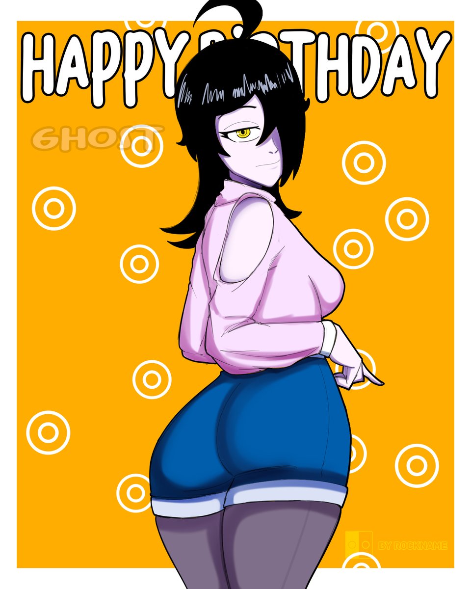 rockguin's tweet photo. Feliz cumpleaños @lazyghost9572 dibujé a tu monita la Aida pero en un ángulo bastante conveniente pa un taco de ojo...
te lo envió vía oujia pa que lo veas
#happybirthday #originalcharacter #fanart #digitalart #originalcharacterart #friendoc #digitalarts https://t.co/AFQZyjEDsJ