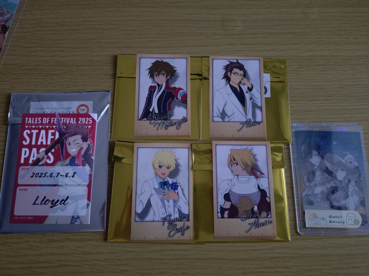 mttmk's tweet photo. 【譲渡】テイルズ
譲）画像参照
求）画像1,2枚目各100円、3枚目各200円、4枚目500円＋送料
テイフェス両日での手渡し可能です https://t.co/k5jAJY1fzX