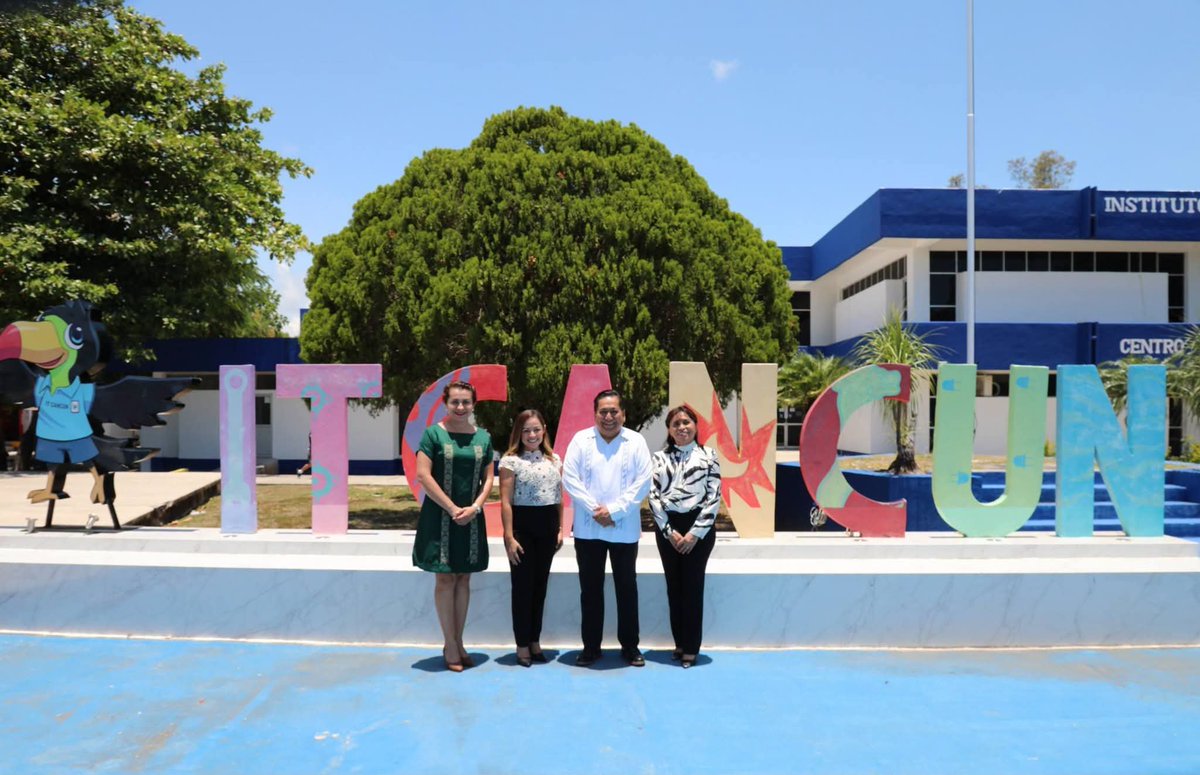 TJAAQRoo's tweet photo. El @TJAAQRoo y el @TecNM_Cancun firmaron un convenio de colaboración para fortalecer la formación profesional de estudiantes mediante prácticas profesionales en el Tribunal, impulsando la vinculación académica y el servicio público. https://t.co/kL4ihzyMLB