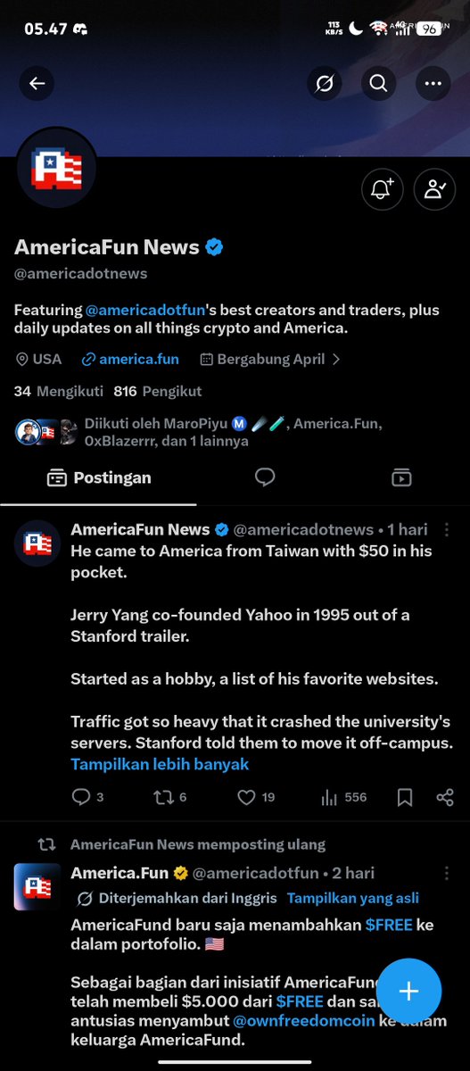 Falconzyy's tweet photo. @americadotfun @americadotnews THANK YOU @americadotfun AND @americadotnews

 Happy 250th birthday America and thank you @americadotfun, following both

My favorite thing about America is Hollywood 🔥

6QXtZ5Roiay7773AgPycs5maKPDXH6mtcBYBFyp4bvKq https://t.co/fbWxFxGLEw
