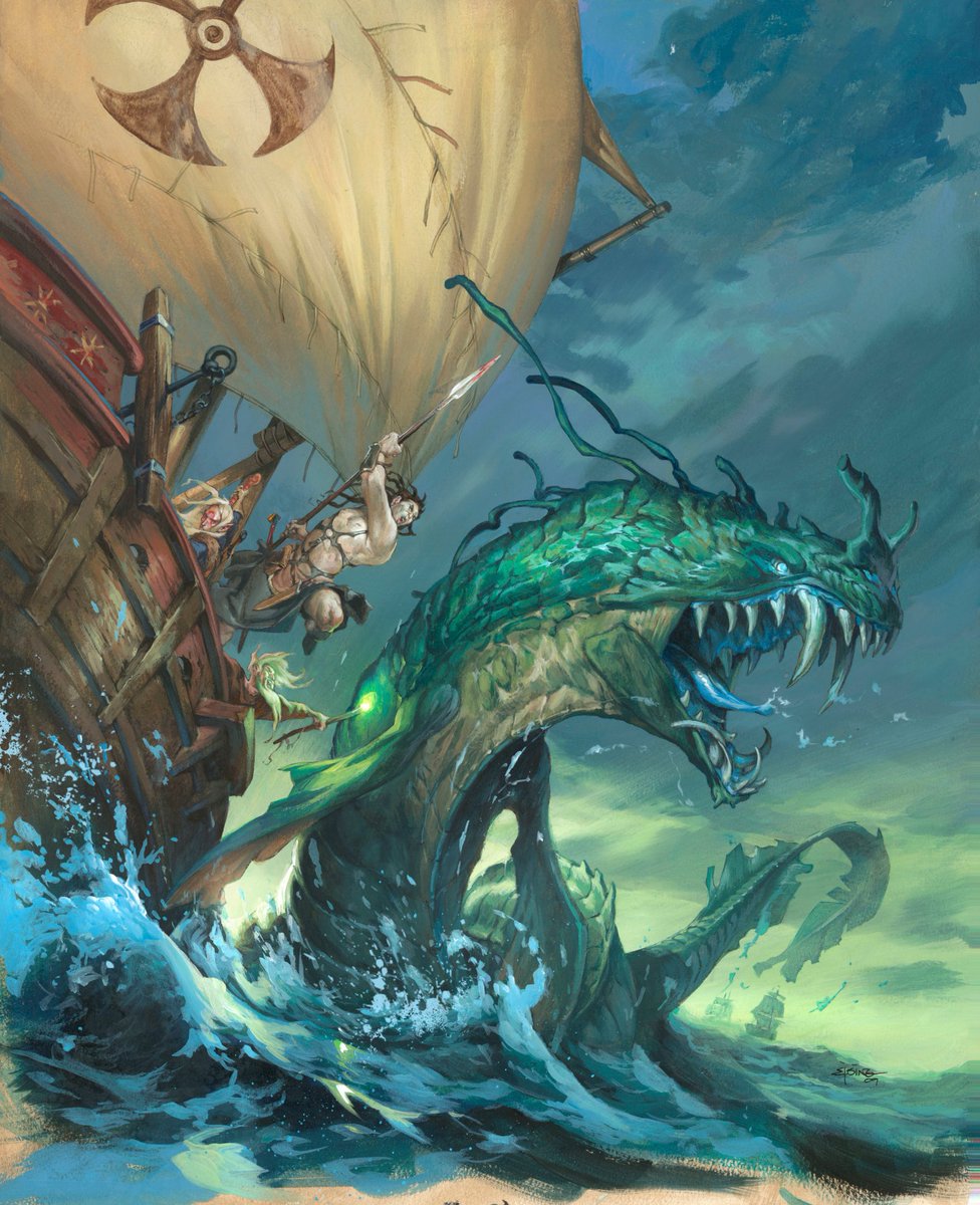 cimerians's tweet photo. Descent: Journeys in the Dark 'The Sea of Blood' by artist Jesper Ejsing
#fantasyart https://t.co/R1Rp0igGhj