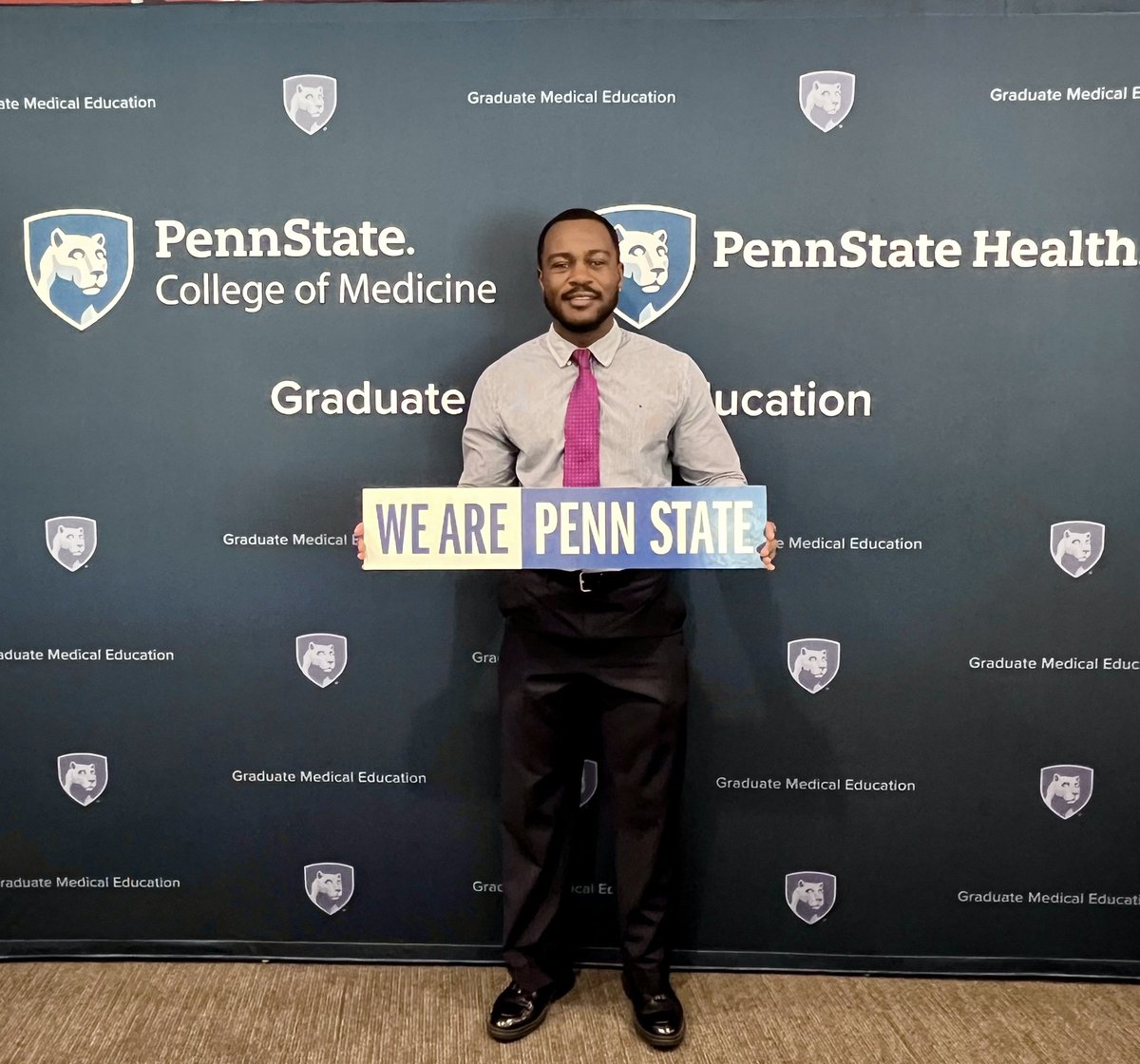KojoBAwuahMD's tweet photo. First day of GI fellowship at @PennStateHealth and proud to be a Nittany Lion! Looking forward to three years of learning, growth, and great mentorship.

We Are Penn State. 🦁 #GIFellowship #MedTwitter https://t.co/H5t02R2Jvc
