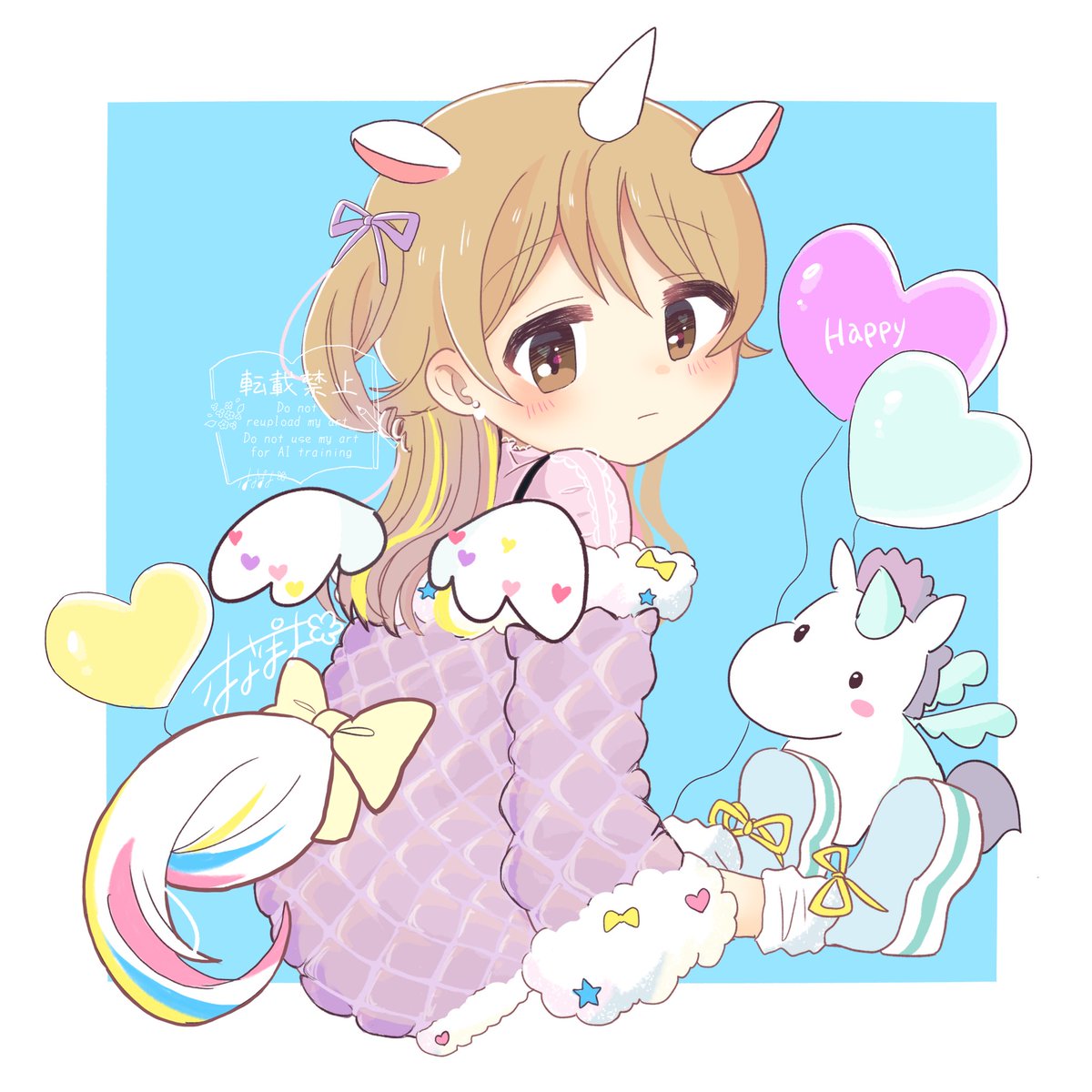 MaTsU_PainT's tweet photo. ユニコーンくぼ🦄 https://t.co/o9xndyg35Y