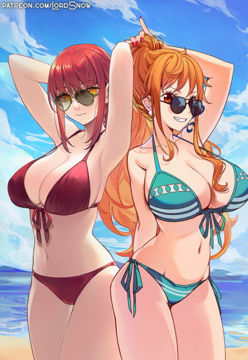 LordSnowBackup's tweet photo. New post featuring this duo, link in bio! #onepiece #CHAINSWMAN https://t.co/Xjh4Sso3yi