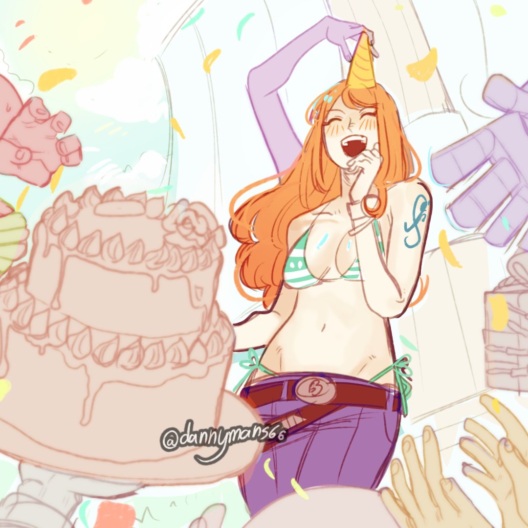 Dannymans66's tweet photo. Happy birthday Nami #ONEPIECE〜 https://t.co/lk5908T0EP