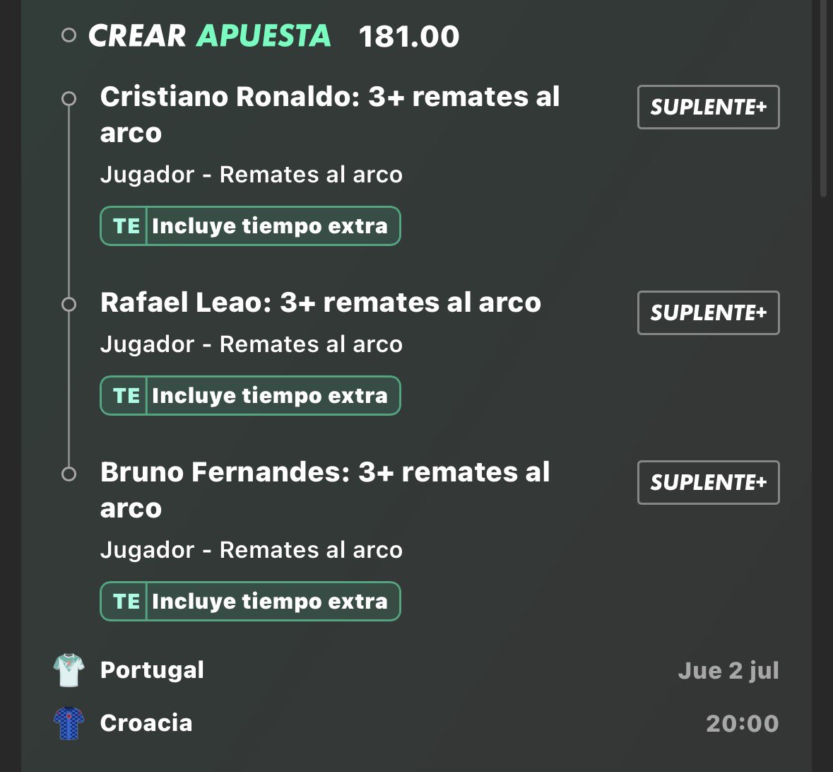FalopaBets's tweet photo. Las FalopaBets para el partido de ahora…
🇵🇹🆚🇭🇷

No me gustan las cuotas para asegurar remates, vamos fuerte pensando en el cash rápido si sale algo.💸💊 https://t.co/DNZsMuOaQQ