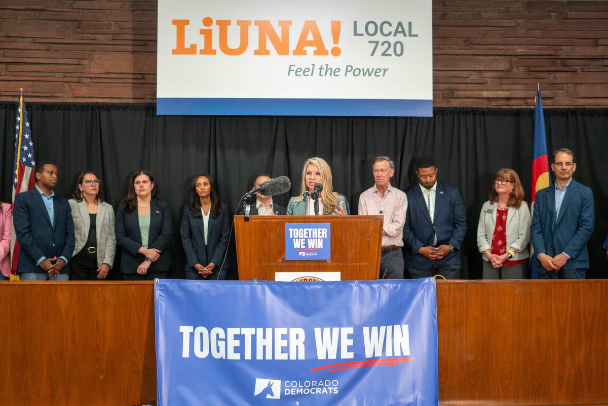 pettersen4co's tweet photo. Today, @coloradodems came together with one goal — to unite to stop Trump and deliver a future where regular people, not just the ultra-wealthy, can afford healthcare, a roof over their head, childcare, and the ability to build a better life. (1/2) https://t.co/hwl2vSNfGh