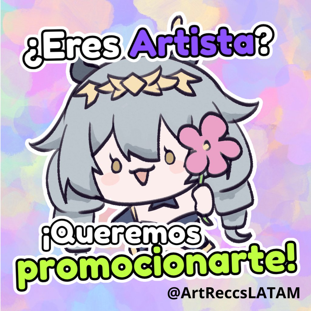 NoahPiolaVT's tweet photo. 🎨¿ERES ARTISTA LATINO? ¡QUEREMOS PROMOCIONARTE!🎨

Somos una cuenta dedicada a promocionar, compartir y apoyar el trabajo de artistas latinos: @ArtReccsLATAM.

Si haces cualquier tipo de arte, ya sea ilustración, animación, diseño gráfico, música, escritura u otra cosa... te invito a mencionarnos y/o etiquetarnos en tus publicaciones.

Le estaremos dando RT, Like y dejando un comentario para que puedas tener más visibilidad. Además, estaremos haciendo posts destacando a artistas de la comunidad.

🧡No olvides de seguirnos si eres artista o un cliente que busca comisionar.