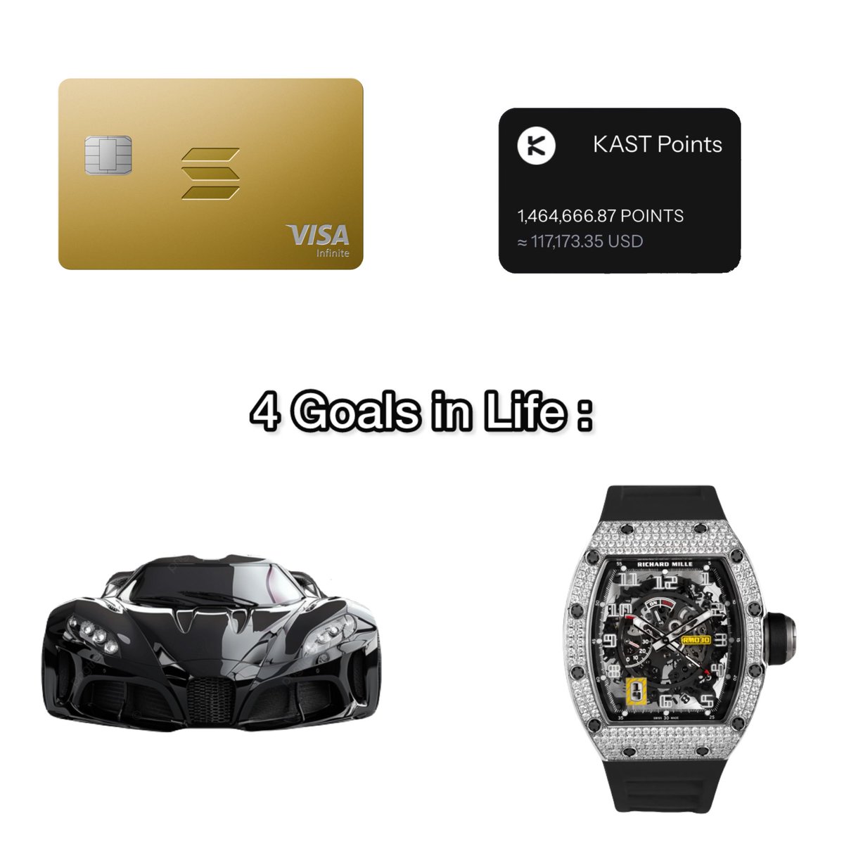 jbsolami's tweet photo. Only four goals in life. 😮‍💨🤌 https://t.co/HoJjqCosjR