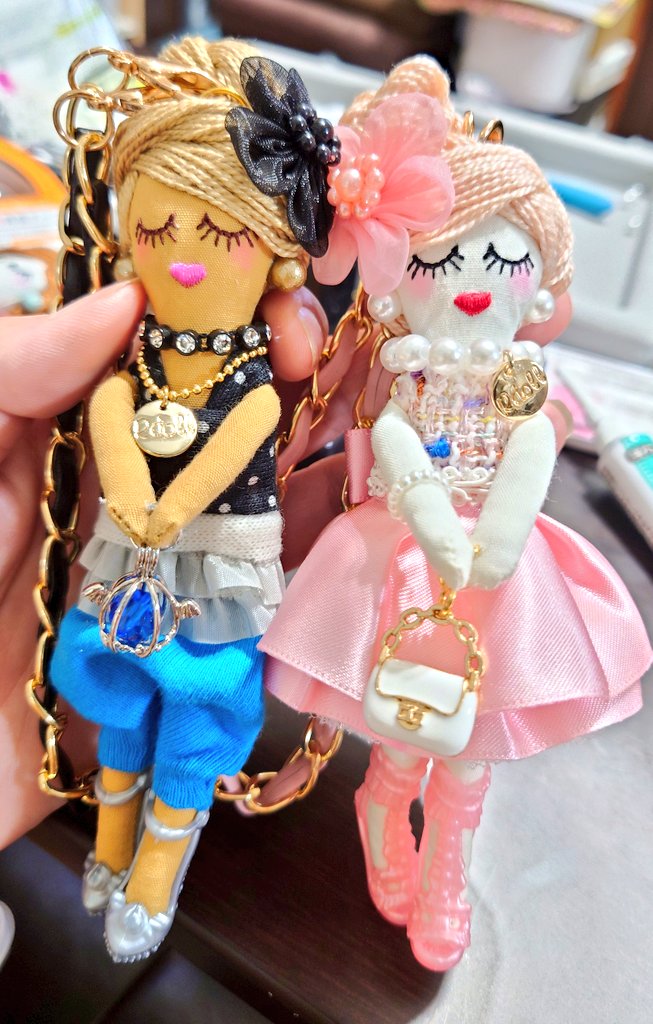 るるべちゃん、最近の作品🥰 #るるべちゃん #るるべドール #バッグチャーム