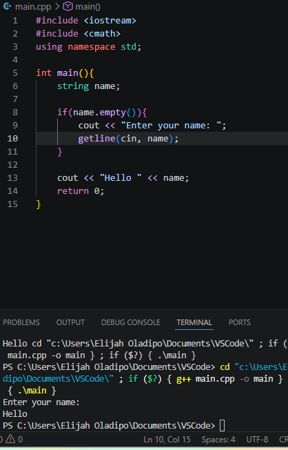 Elijah1488080's tweet photo. Day 3 of 7daysofCpp💻. Today i revised the string methods and went straight into loops.
For loop and While loop. If a condition is true, "While" loop execute a program infintely while "For" loop execute a particular number of time.
#Cpp #Hardwareengineering #embeddedsystem #C++ https://t.co/kkCjYT4kez