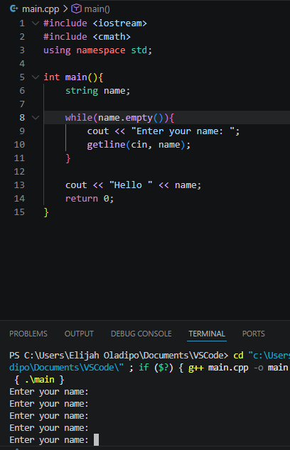 Elijah1488080's tweet photo. Day 3 of 7daysofCpp💻. Today i revised the string methods and went straight into loops.
For loop and While loop. If a condition is true, "While" loop execute a program infintely while "For" loop execute a particular number of time.
#Cpp #Hardwareengineering #embeddedsystem #C++ https://t.co/kkCjYT4kez