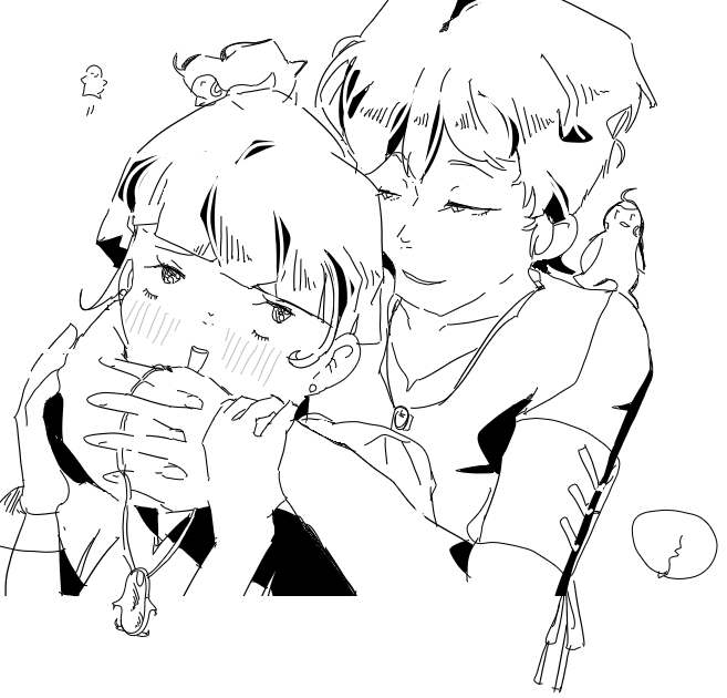 kimiga05's tweet photo. 良い子にしてたか？　#イラスト https://t.co/biS76vbaz9