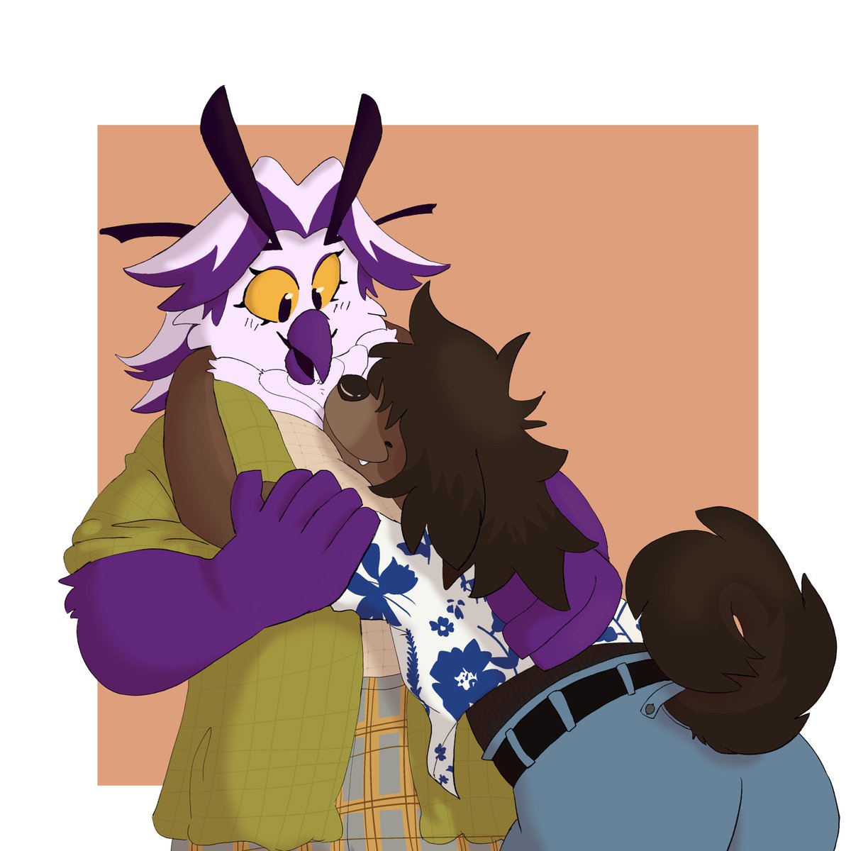lad7376's tweet photo. Art i did of my character Valentine and @catfifteen character Circe! https://t.co/gksJUKrA0Y