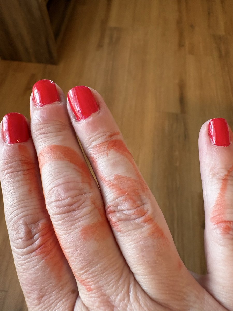 I've been here for only a few hours and I've had a manicure and a