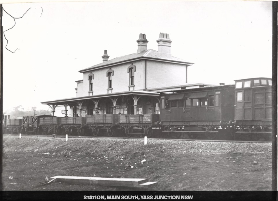 TransportforNSW's tweet photo. Yass Junction Station turns 150 today 🎂

Opened on 3 July 1876, the heritage-listed station played a major role in connecting the area's pastoral trade with the rest of NSW.

It's still operational today, serviced by NSW TrainLink trains &amp; coaches.

More: https://t.co/p7byCyBRvR https://t.co/RnWygvacHL