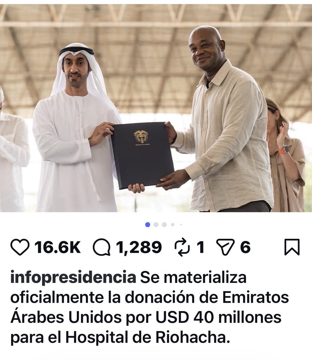 yomerysoyamor26's tweet photo. @petrogustavo Guerrillero ofac ! Donde esta el hospital de Rioacha  o los 40 millones de dólares q nos donaron, Los Emiratos Arabes????? https://t.co/A8YRfzqc5o