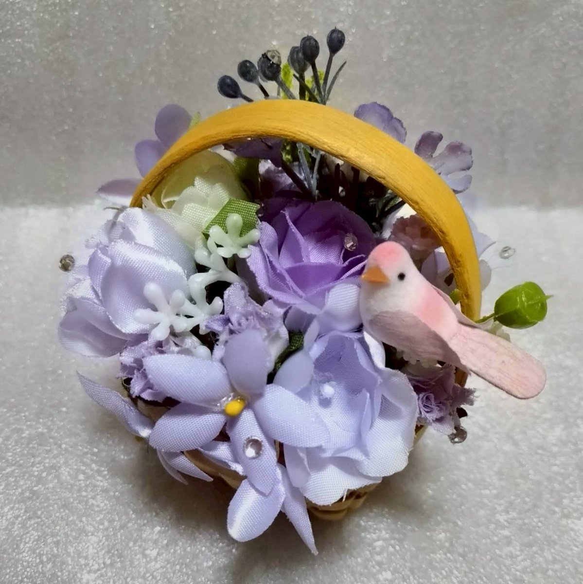 KleinLiebe412's tweet photo. ドルパ新作🌼
クライン定番の花かごです。
お花の組み合わせが変わるので、ひとつとして同じものはありません。
お気に入りを見つけたら、逃さずチェックしてくださいね！
#KleinLiebe https://t.co/zfewVcGoTI