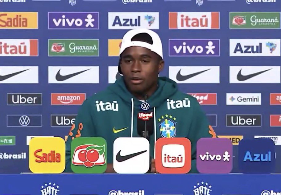 91regis18's tweet photo. Na coletiva de hoje, @OChicoin perguntou ao Endrick sobre o jogo de domingo.

"Falam de Noruega e eu só penso em black metal. Pagam pau pra Mayhem, Darkthrone, mas sem Vulcano, Sarcófago e Sepultura eles não seriam o que são. O Brasil que é pioneiro de tudo isso ai. F* a Noruega" https://t.co/AiwdqXR2Pe