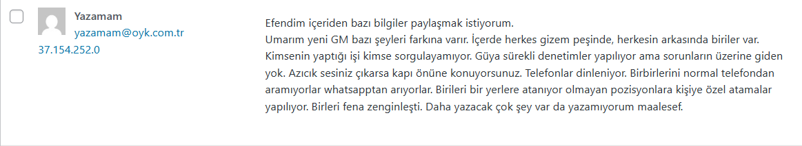 ssbmedyagrup's tweet photo. OYAK'tan kovulan eski müdürü süleyman erdem zamanında dönen dolaplar. haberlerimin altına gelen yorumlar bunlar. Bende kalmasın, herkes bilsin TSK mensuplarının OYAK birikimlerinin nasıl yağmalandığını... #ssbtv #ssbradyofm #oyaktaçöküş https://t.co/TCOCsc59eR