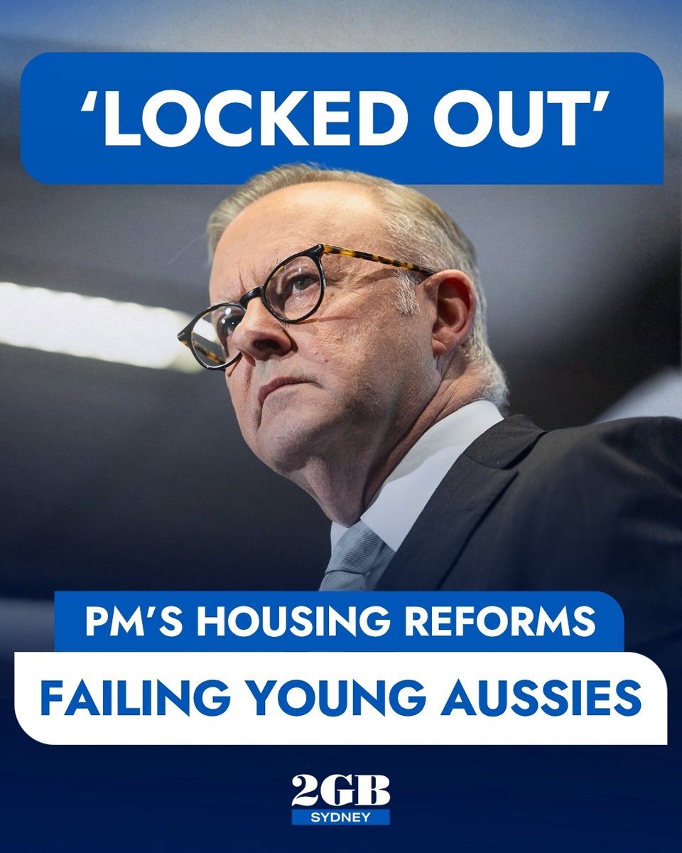 BenFordhamLive's tweet photo. Albo’s housing reforms are going down like a lead balloon. 

The PM is trying to make it easier for young people to buy a home. 

But they’re still being locked out of the market. 

Listen to the details HERE. 

🎧https://t.co/nHsZ8UsqnN🎧 https://t.co/xyB5m9F0Hi