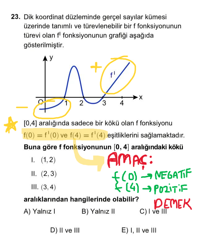 joestlaroglu's tweet photo. İKİ CEVAP DA DOĞRU KABUL EDİLMELİ
Öncelikle ince integral detayını görüp yalnız I yapanları tebrik ederim hakları asla yenmemeli.

Ancak soruyu hazırlayan kişi ÇOK NET bir şekilde cevabın I ve III olacağı şekilde sorunun kurgusunu tamamladıktan sonra son kısımda + https://t.co/58ES2B5nGm