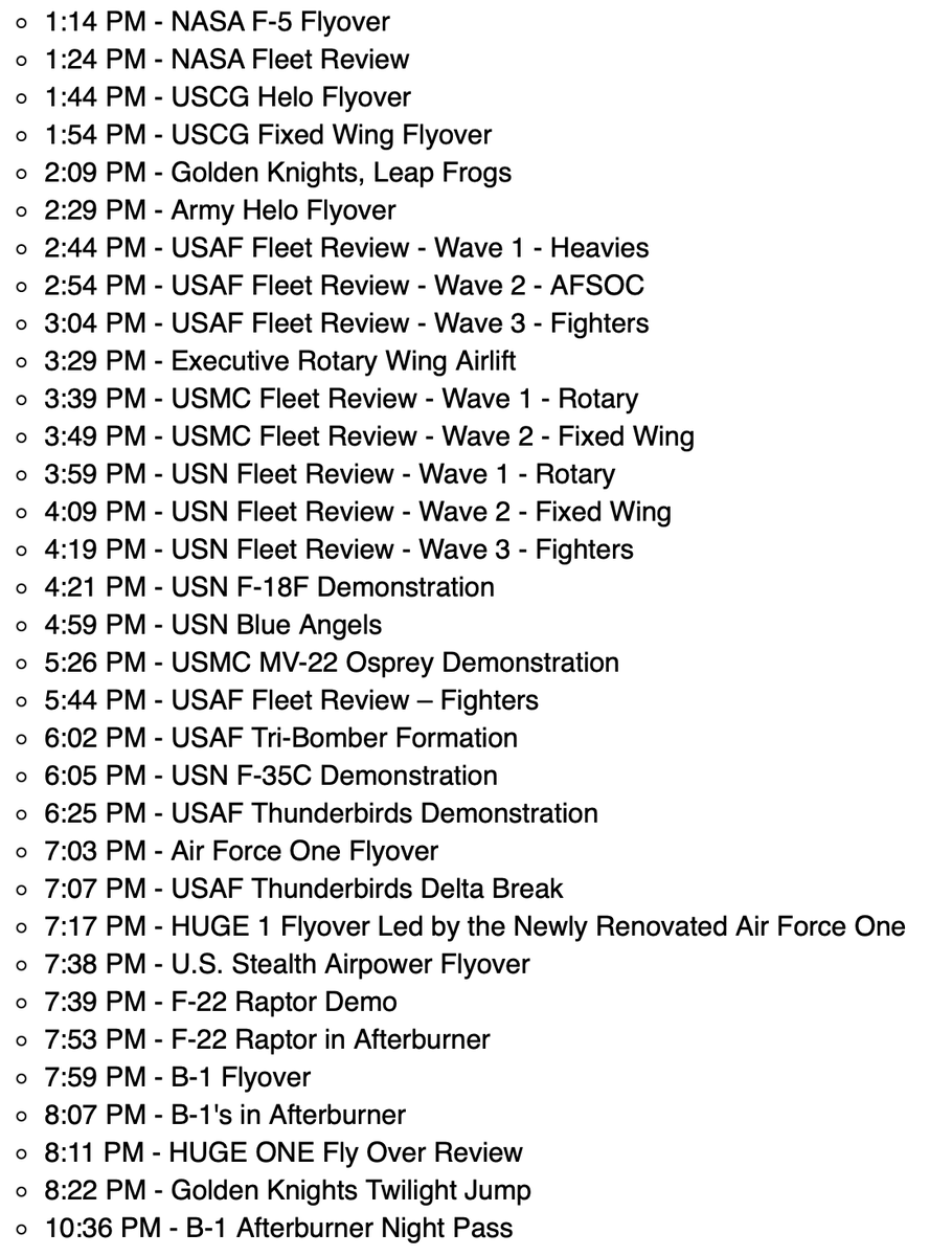 PenguinSix's tweet photo. We now have an updated flyover schedule for the Fourth of July. https://t.co/Dv9D6c7PN8