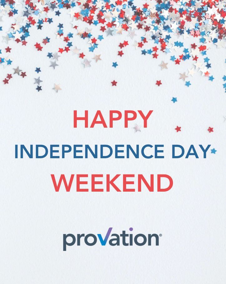 provationmed's tweet photo. As we celebrate Independence Day on July 4th, we wish our colleagues, customers, and communities a safe and meaningful holiday weekend. 

At Provation, we’re grateful for the individuals who make our mission possible every day. #OneProvationTeam #LifeAtProvation https://t.co/4PtkQAil0N