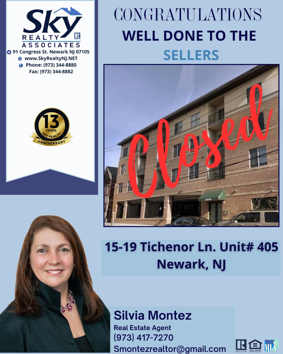 SkyRealtyNJ1's tweet photo. Congratulations! https://t.co/FU4n9Cs2vm