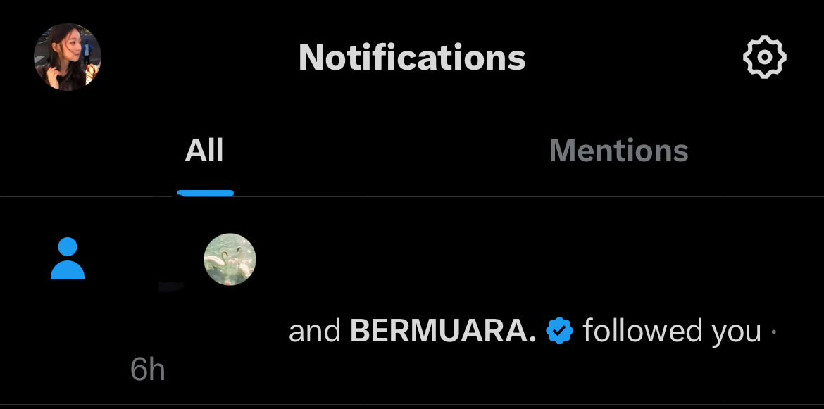 CookiensDream's tweet photo. pagiku disambut dengan all timed favorite notification, terima kasih sayangku cintaku manisku. 🤍 @bermuara_sayang https://t.co/o475lqDcm0
