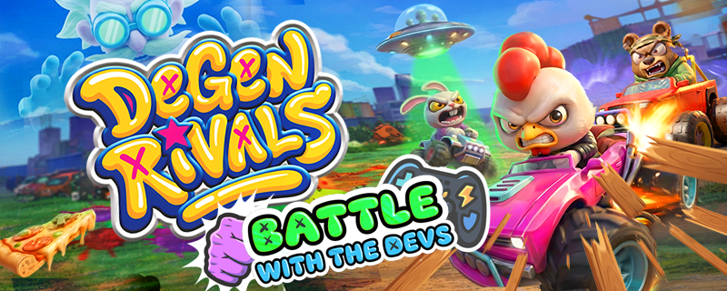 DeGenRivals's tweet photo. We're BACK for another Battle with the Devs! Join us in the DeGen Rivals Beta on Friday 3 July @ 2:00 EST!

Meet the devs, win our prize #giveaway, and wreck some Rivals!

Join the Discord to get started. https://t.co/aDc4Ey8zv8