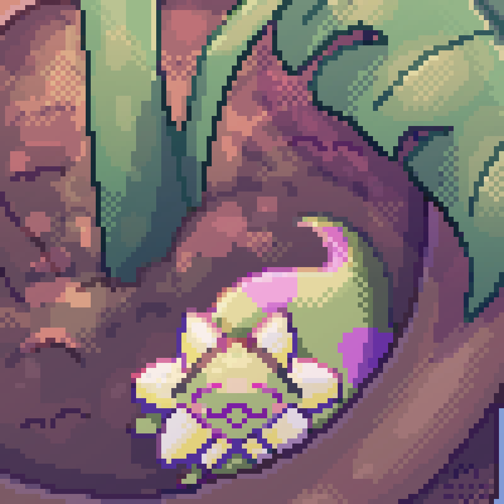 komomoriart's tweet photo. another floradinn from stream :) ive never rly done backgrounds before but i like how this turned out https://t.co/8XgtFTMkAG