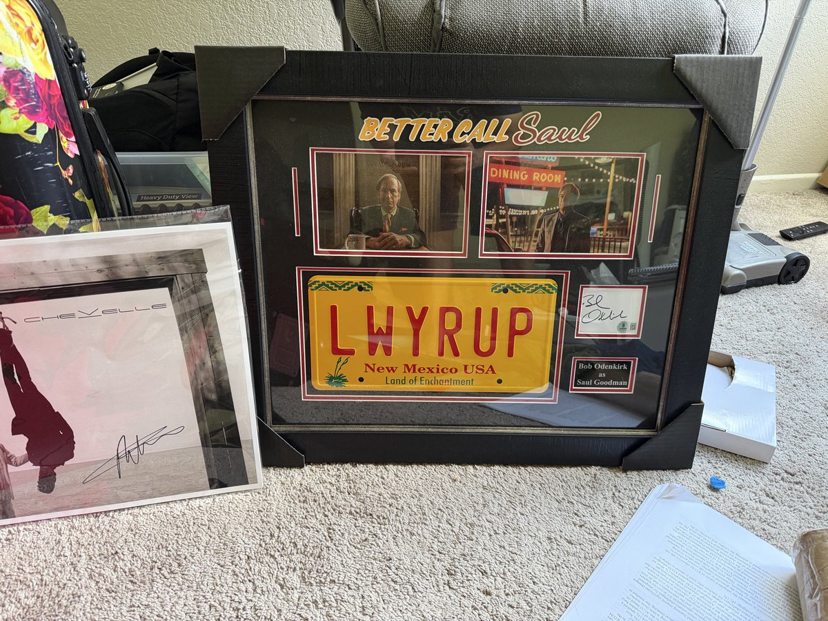 AlaskanRam's tweet photo. @KyleBrandt One of my all-time favorite shows. Been a few years since I watched it, due for a rewatch.
Won this at an auction a bit ago (ignore the mess, we’re moving) https://t.co/O82J86j9dO
