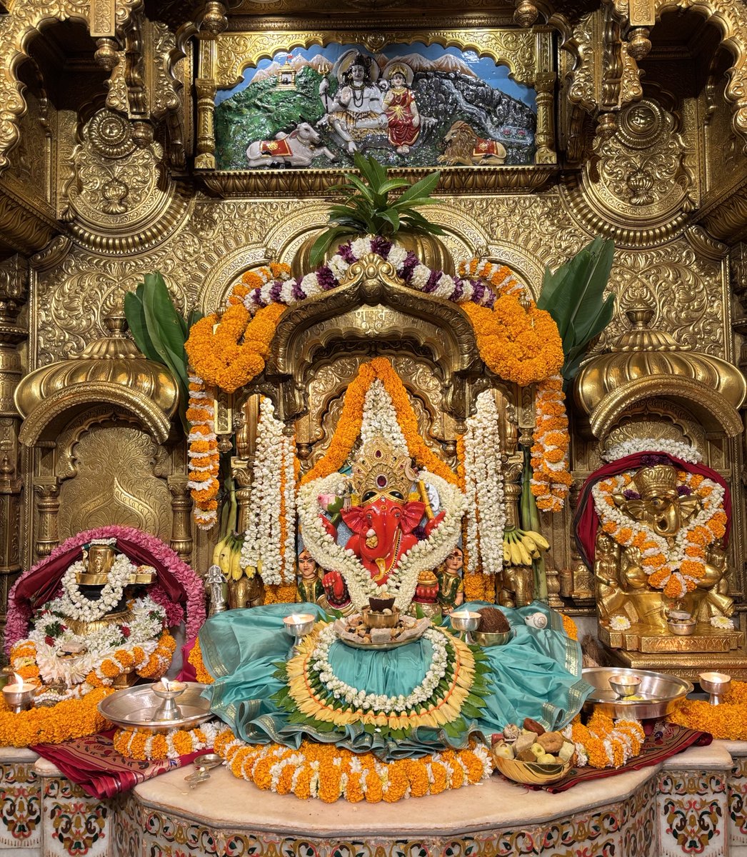 SVTMumbai's tweet photo. 🙏 गणपती  बाप्पा मोरया 🌺मंगलमूर्ती मोरया 🙏०३/०७/२०२६
🙏Ganapati Bappa Moraya 🌺 Mangalmurti Moraya  🙏03/07/2026 https://t.co/FJBzKijrtQ