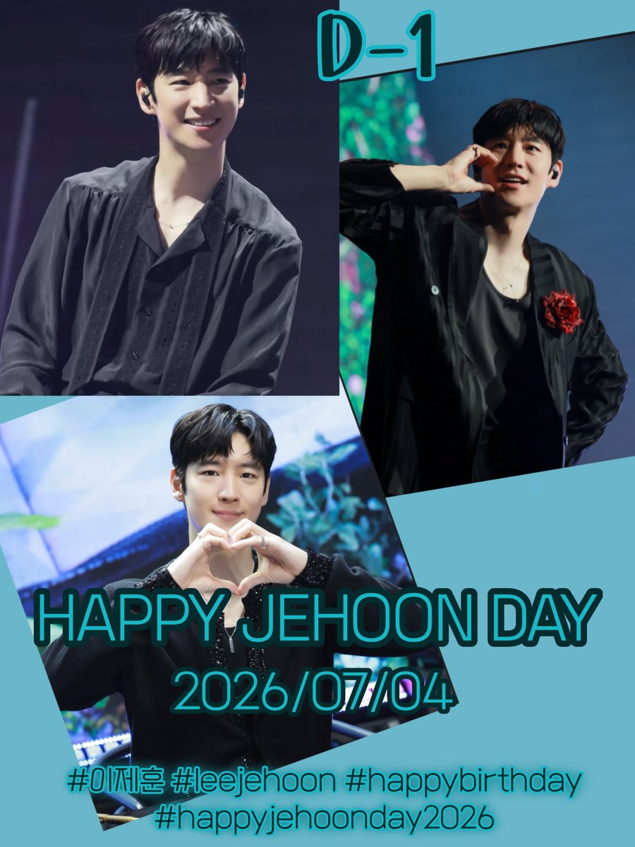 _idlms_fls's tweet photo. ❤︎ HAPPY JEHOON DAY ❤︎
❤︎ D-1 ❤︎

#이제훈 #leejehoon #イジェフン
#happybirthday
#happyjehoonday2026 https://t.co/neHUHbpRLk